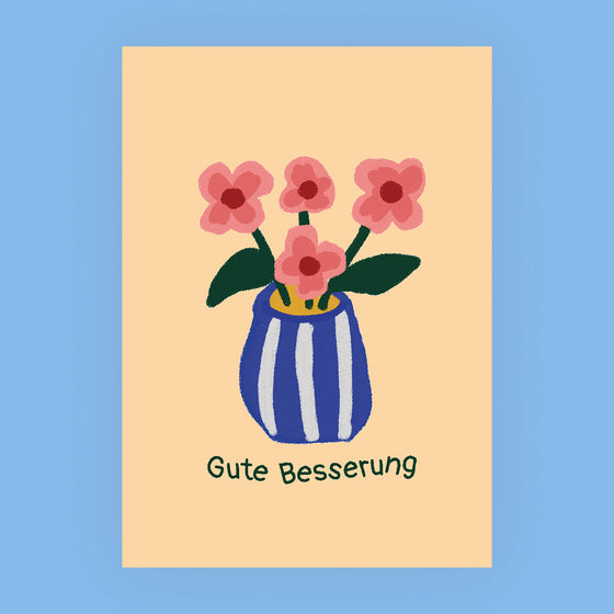 Allgemein Grusskarten für Geschenke – Gute Besserung